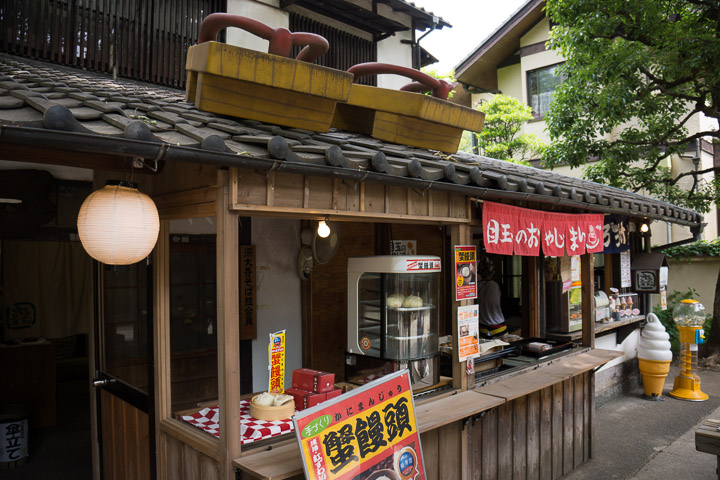 蟹饅頭、目玉のおやじまんじゅう、じゃころっけの並び