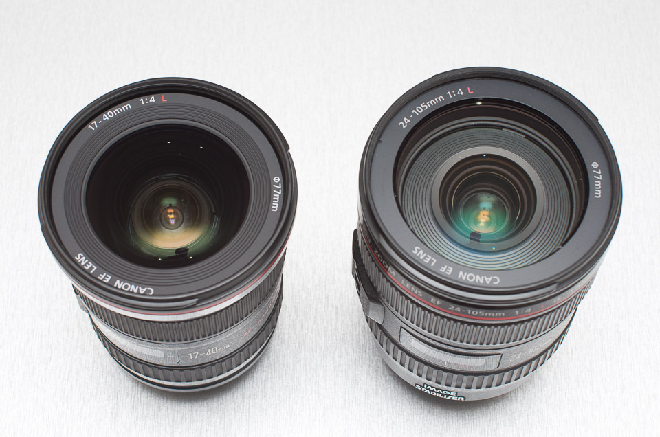 フィルター径は24-105mm F4L IS USMと同じ77mm