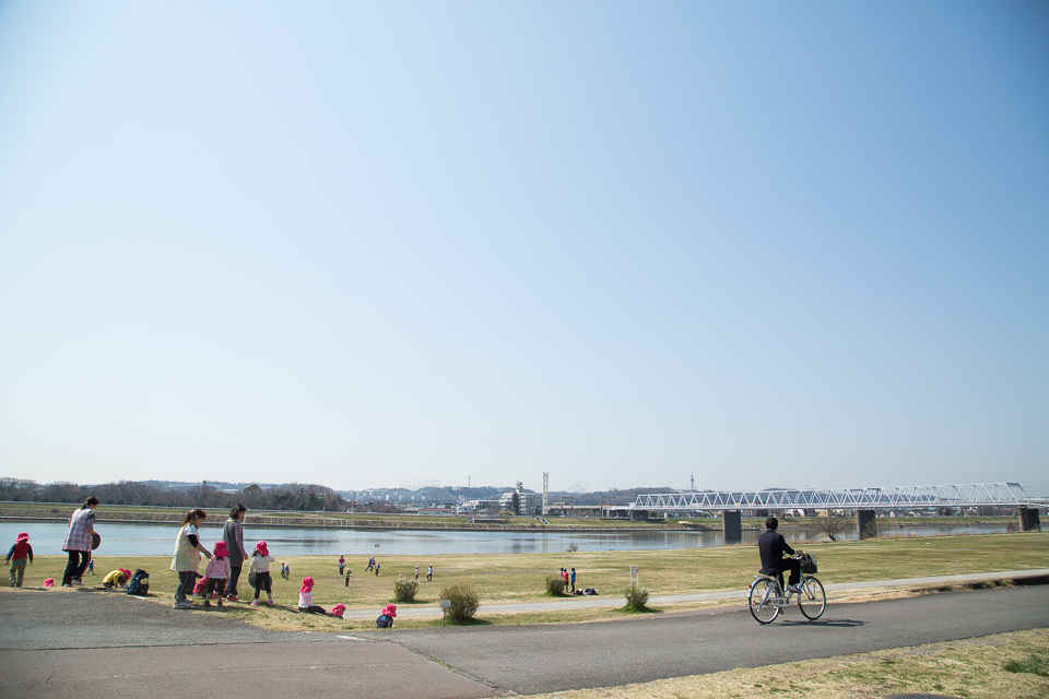 調布方面へ走っていって、ここからスナップしながら上流へ