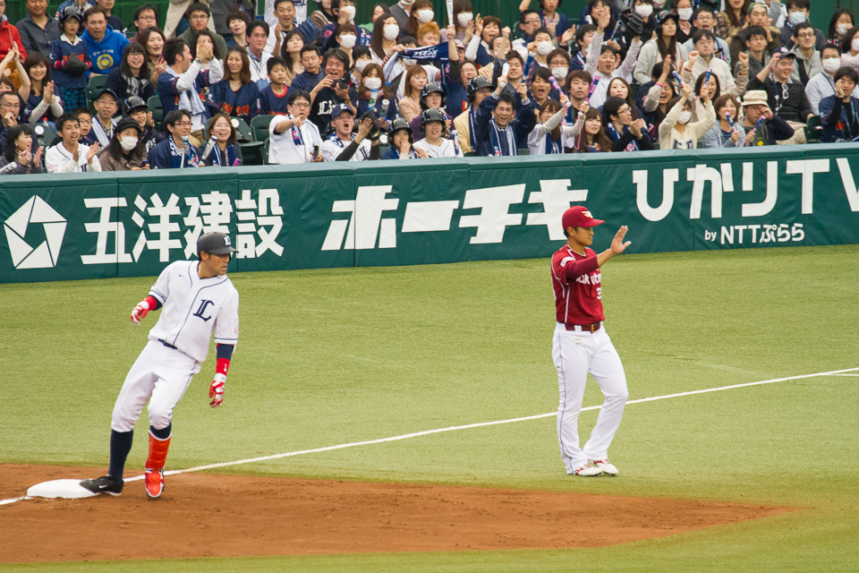 今季初ヒットがスリーベースの木村