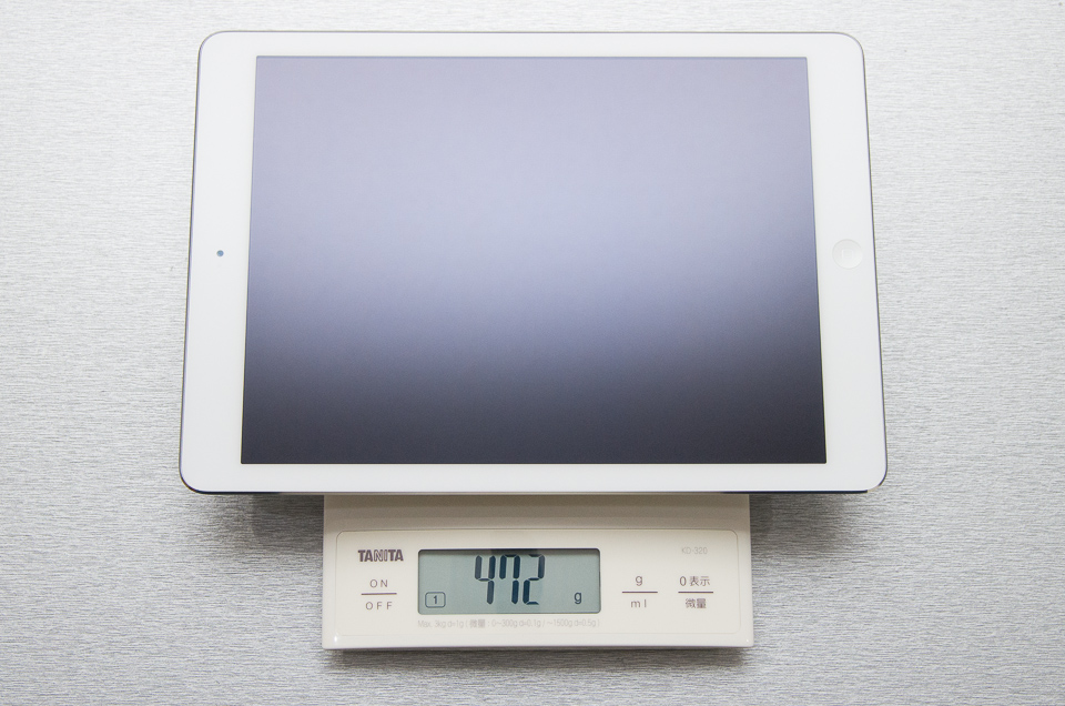 iPad Air、472g