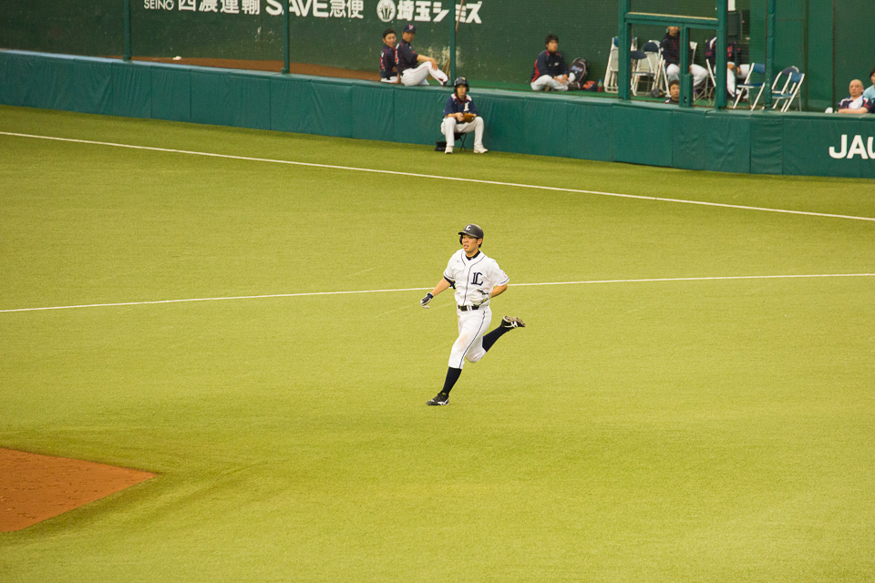 秋山も内野安打とポテンツーベースでマルチ！