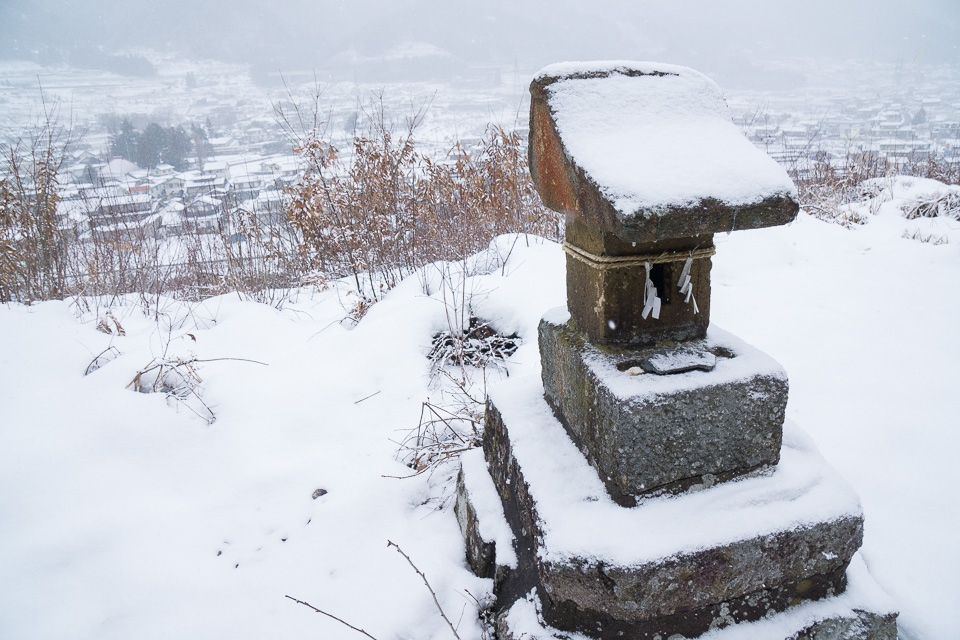 山頂についた