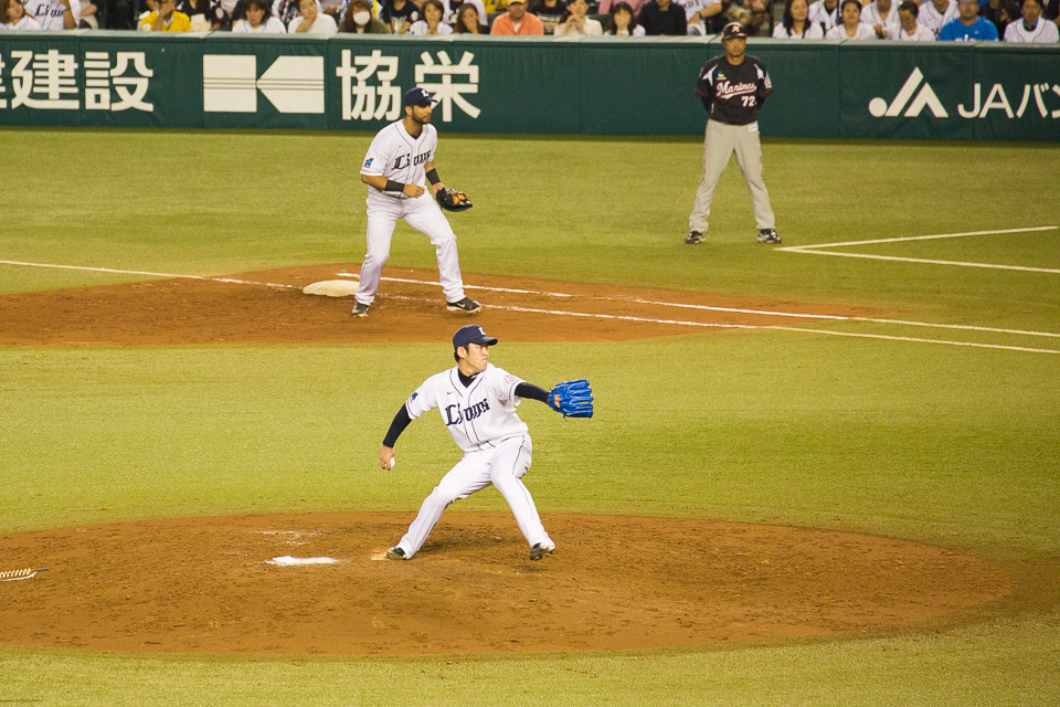 首脳陣の無茶な使い方にも関わらず今季安定感を見せた増田。写真を撮り損ねてしまったけれど、同じく武隈も好投