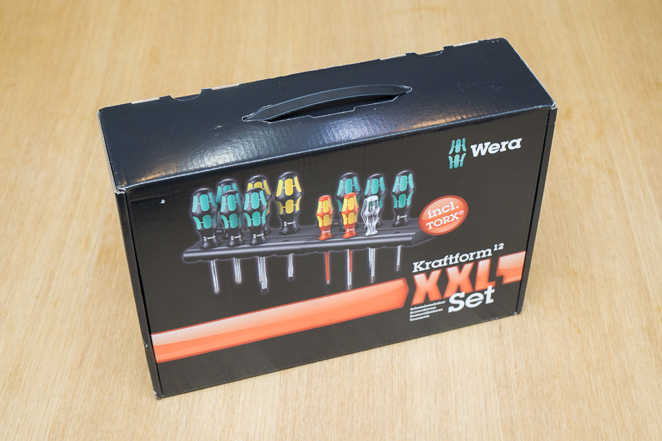 Wera クラフトフォームXXL TX ドライバーセットの箱