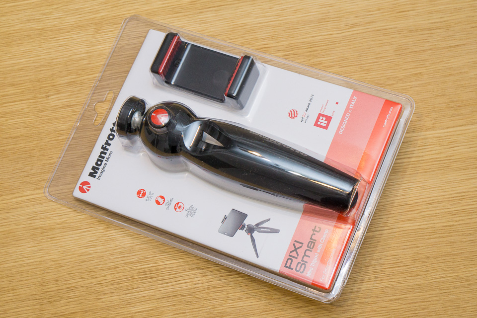 Manfrotto PIXI Smartのパッケージ