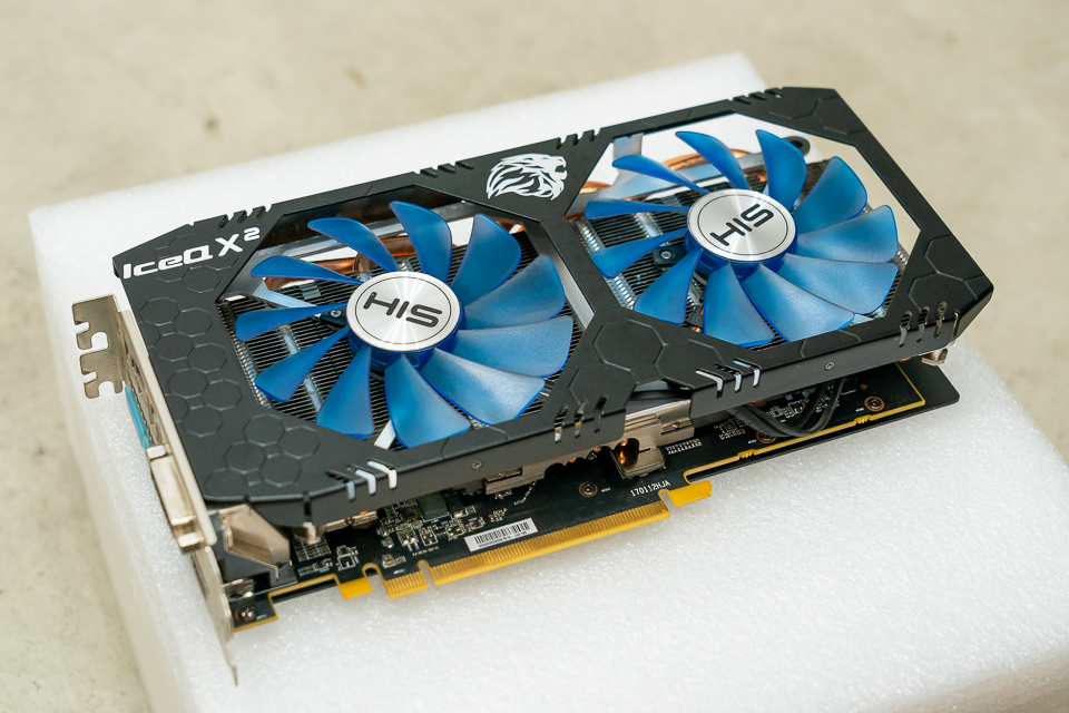 HIS RX580 IceQX² OC 8GB本体